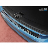 Protector Paragolpes Trasero Acero Inox Negro Nissan Qashqai Ii Facelift 2017- &#039;Ribs&#039;